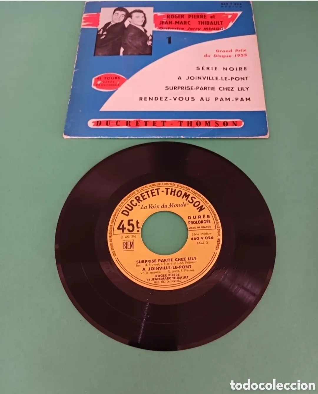 Discos de vinilo: Roger Pierre et Jean-Marc Thibault. Single. - Foto 3