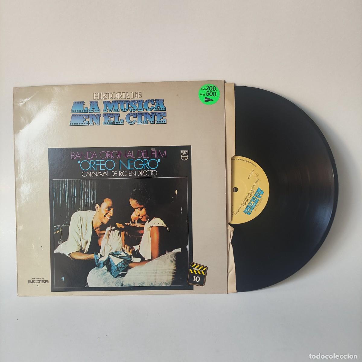 Discos de vinilo: ORFEO NEGRO (BELTER) LP ** VINICIUS DE MORAES, LUIZ BONFA, JOBIM PEDIDO ** COMO NUEVO ** juani