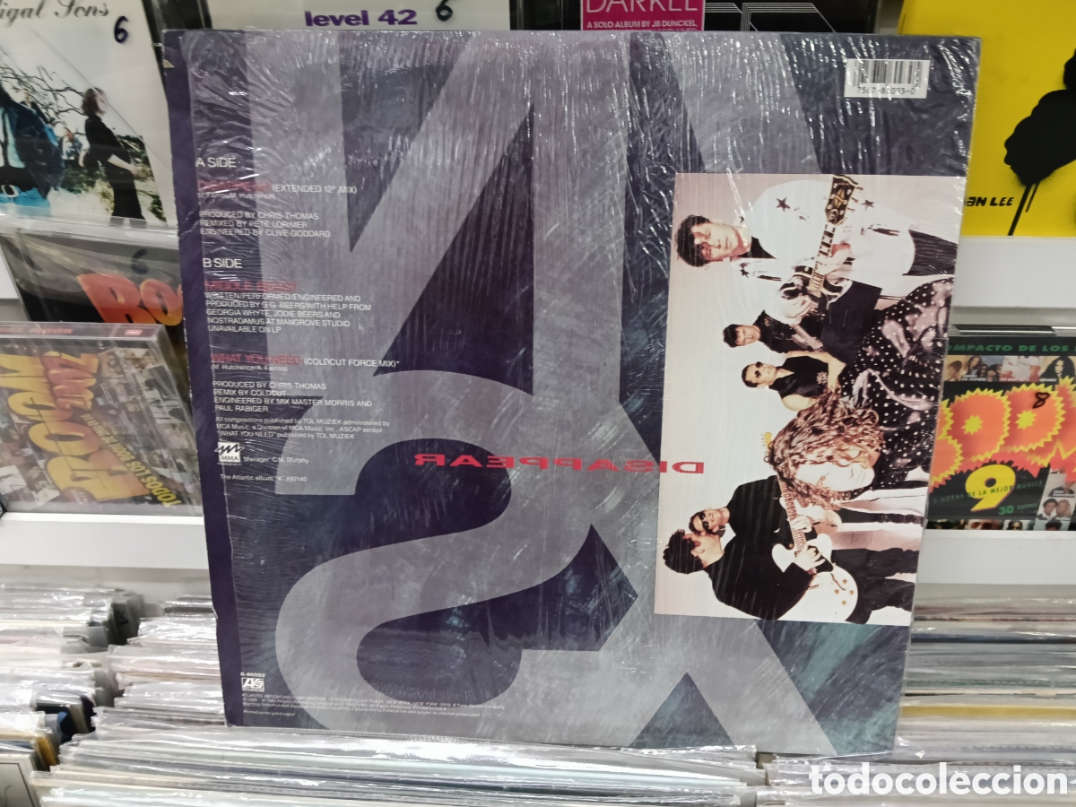 Discos de vinilo: Inxs maxi disappear u.s.a. 1990 - Foto 2