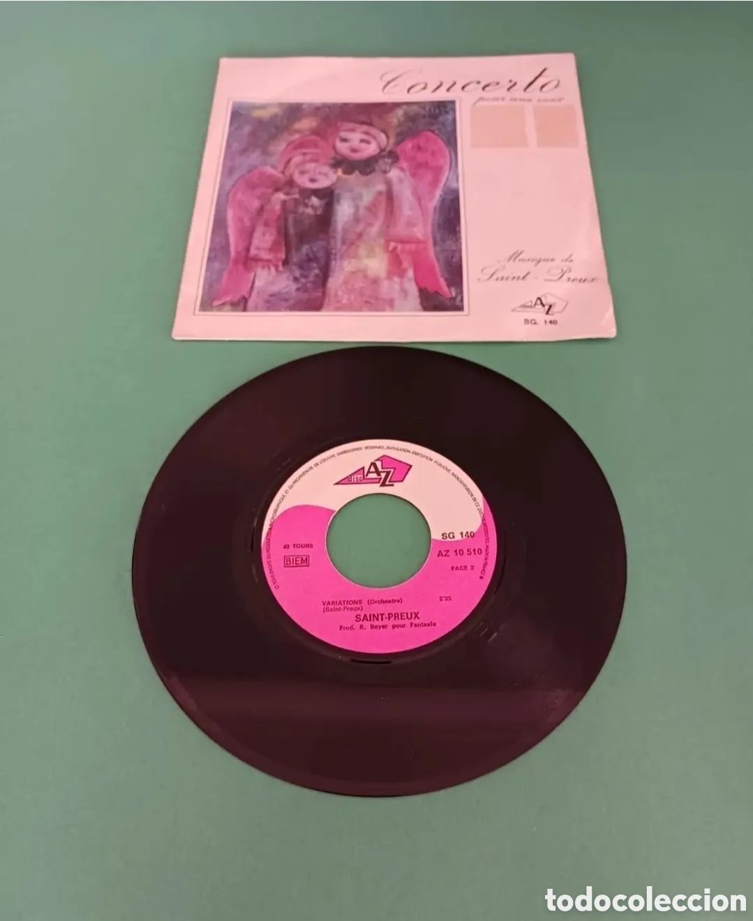 Discos de vinilo: Concerto pour une voix. Single. - Foto 3