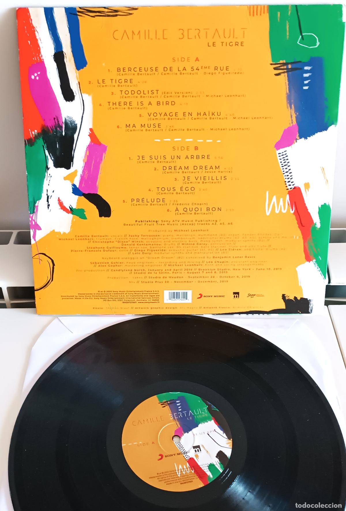 Discos de vinilo: CAMILLE BERTAULT - LE TIGRE SONY EDIC. EU - 2020 - Foto 2