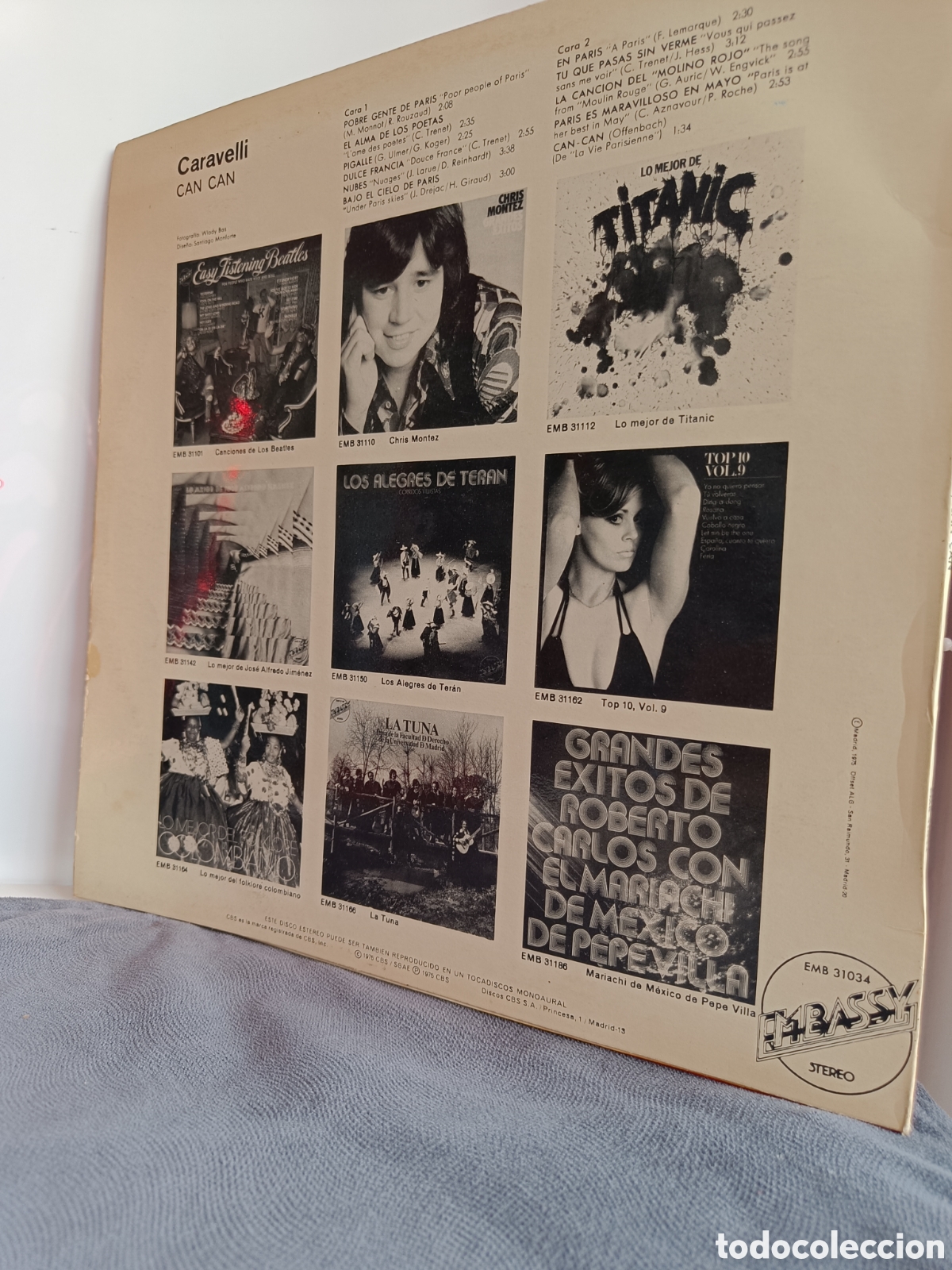 Discos de vinilo: Disco de vinilo &rdquo;Caravelli Can Can&rdquo; - Foto 6