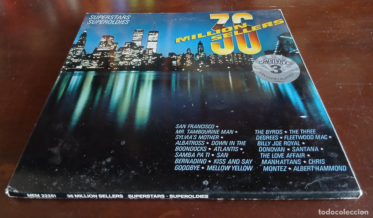 Discos de vinilo: SUPERSTARS - SUPEROLDIES 36 MILLIONES DE VENTAS - 3 LPS - 1985