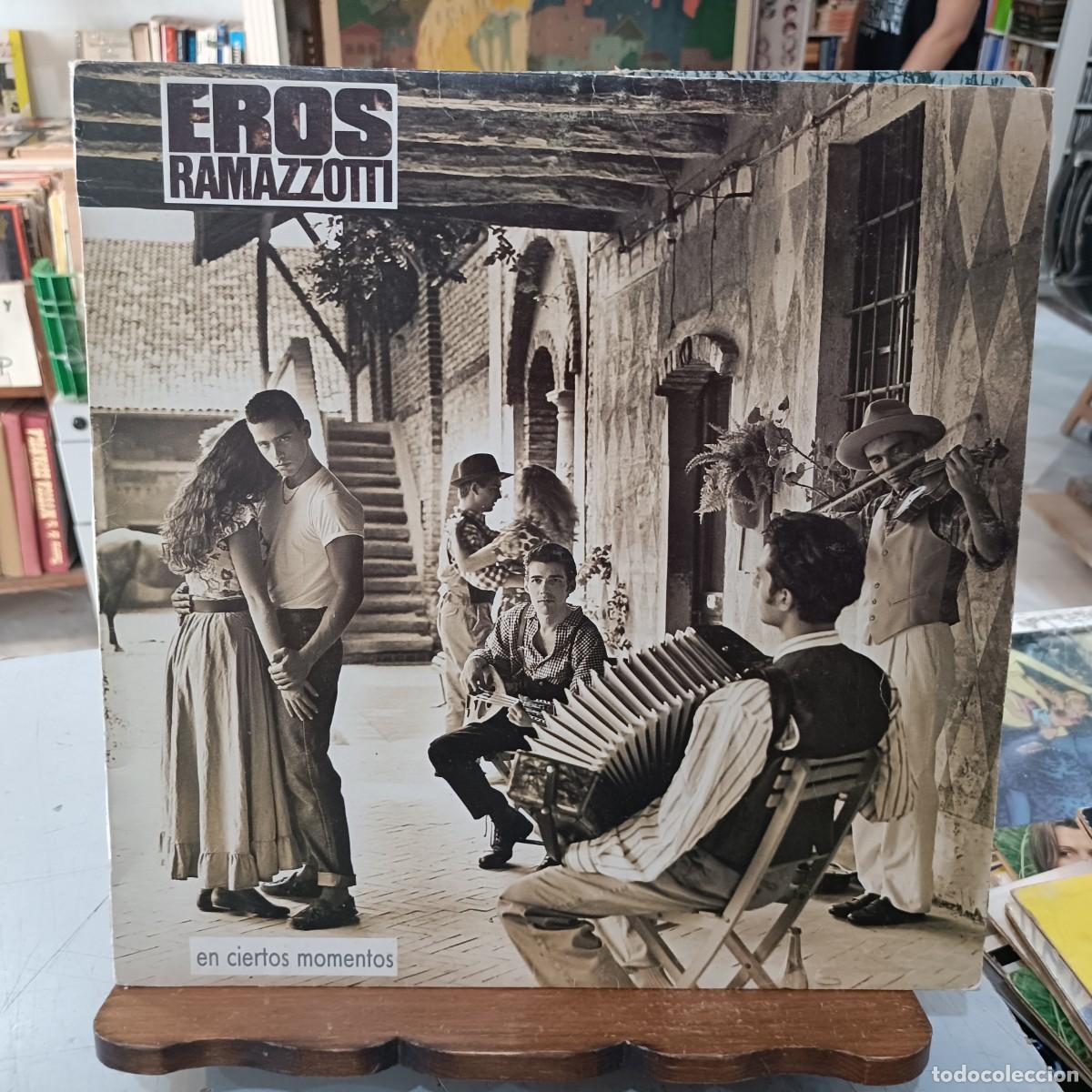 Discos de vinilo: Eros Ramazzotti - En Ciertos Momentos - LP. sello Hispavox 1987