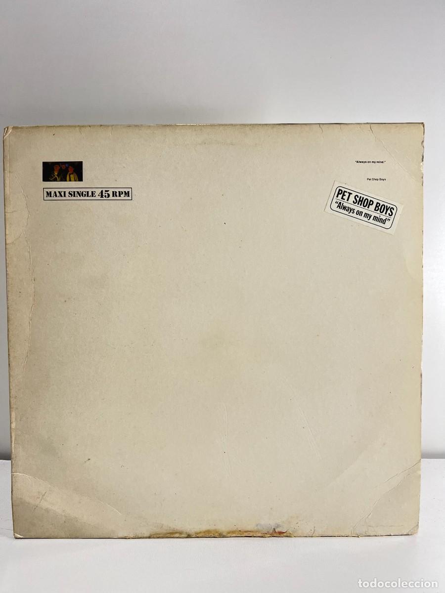 Discos de vinilo: PET SHOP BOYS (MAXI) ALWAYS ON MY MIND - A&Ntilde;O 1987
