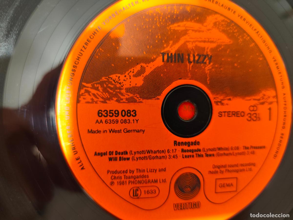 Discos de vinilo: Thin Lizzy &ndash; Renegade- (1981) LP disco vinilo - Foto 8