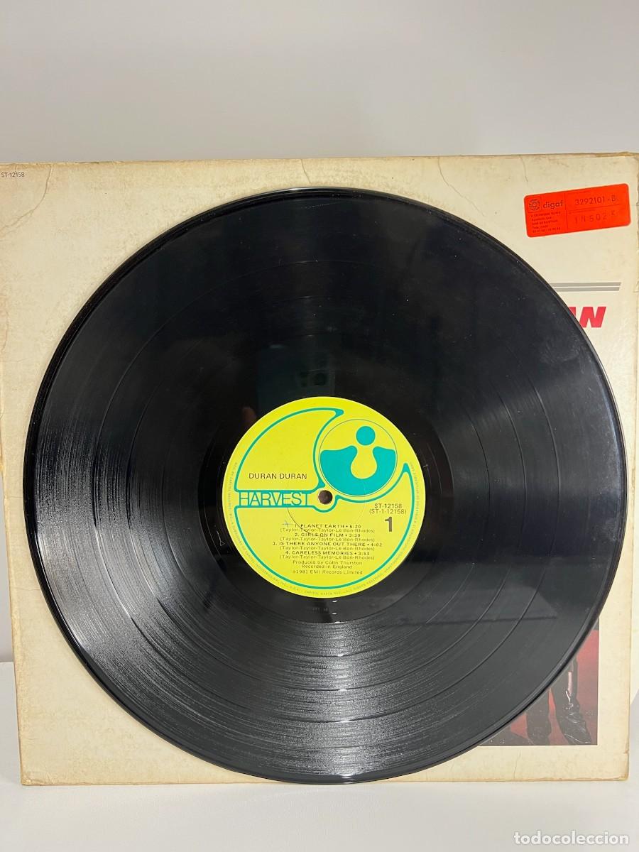 Discos de vinilo: DURAN DURAN (LP) IDEM - A&Ntilde;O 1981 - EDICION U.S.A. - Foto 3