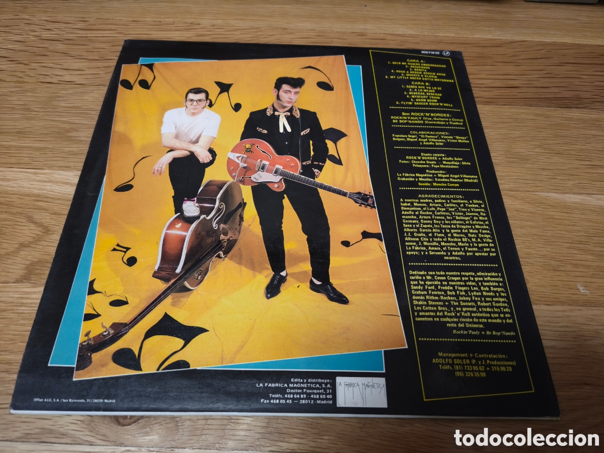 Discos de vinilo: ROCK N BORDES MUERTE O GLORIA - Foto 3