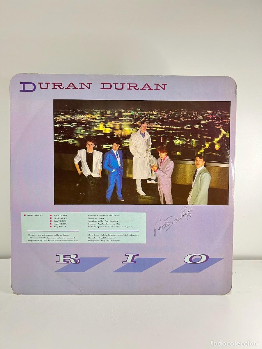 Discos de vinilo: DURAN DURAN (LP) RIO - A&Ntilde;O 1982 - EDICION UK - DISCO + ENCARTE