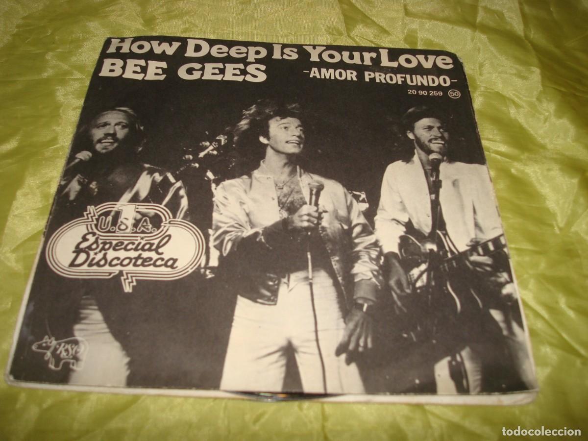 Discos de vinilo: BEE GEES. HOW DEEP IS YOUR LOVE ( AMOR PROFUNDO) ESPECIAL DISCOTECA. RSO, 1977. SPAIN