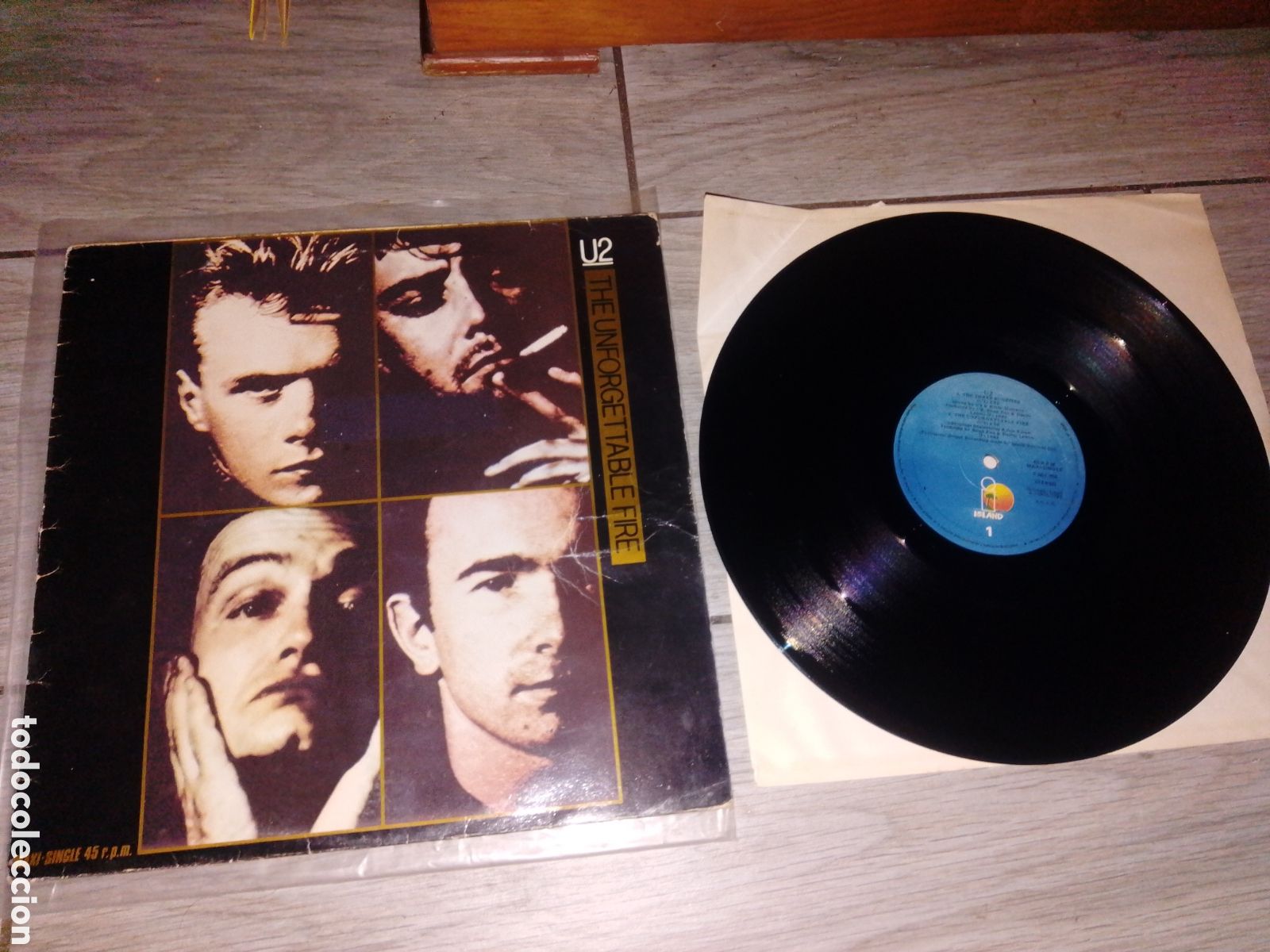 Discos de vinilo: U2 - THE UNFORGETTABLE FIRE - MAXI - ISLAND RECORDS - SPAIN - L -