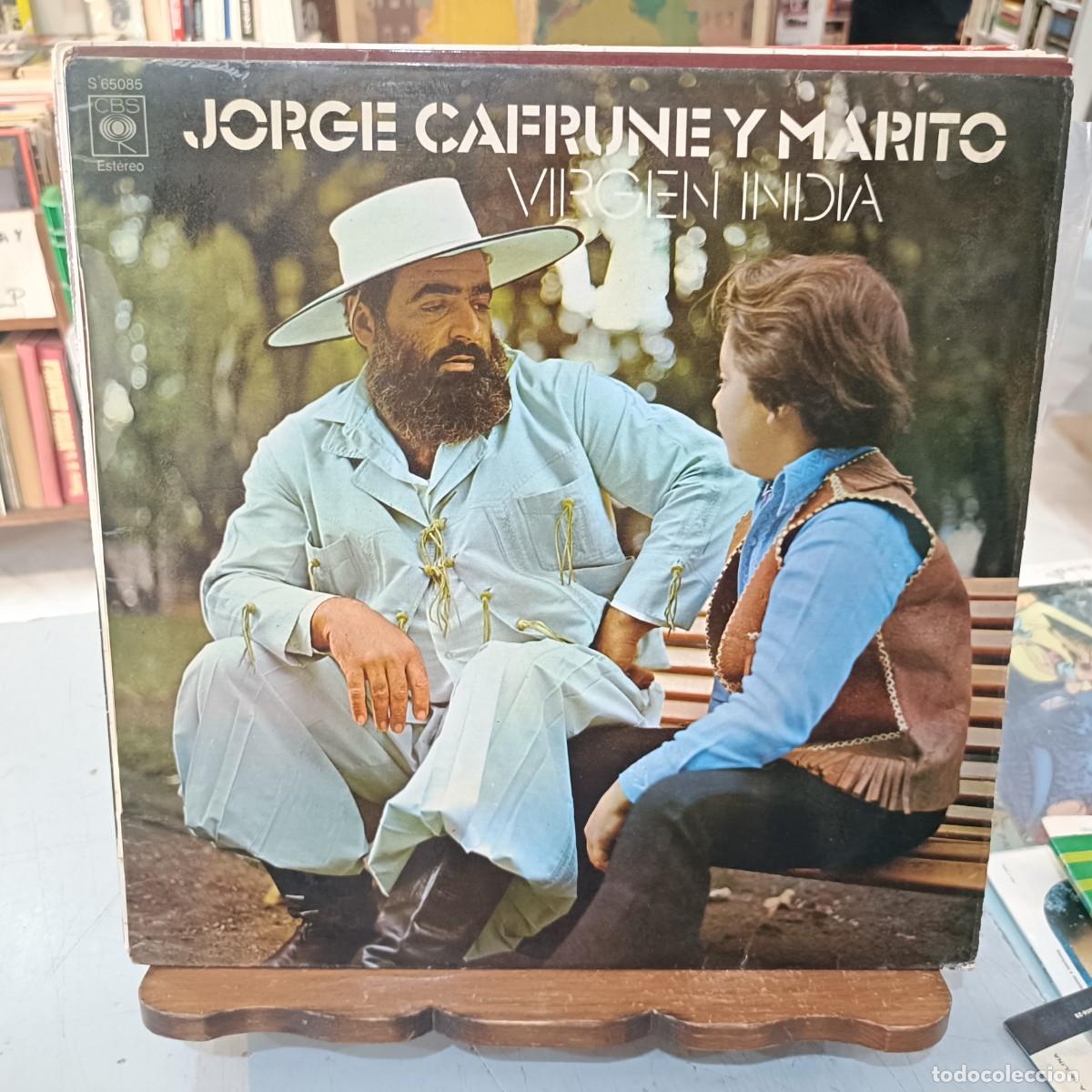 Discos de vinilo: Jorge Cafrune y Marito - Virgen India - LP. sello CBS 1972