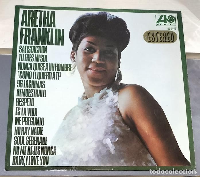 Discos de vinilo: Aretha Franklin &lrm;- Aretha Franklin - LP Atlantic &lrm;ref. HATS 421-07. Ed. espa&ntilde;ola 1967.