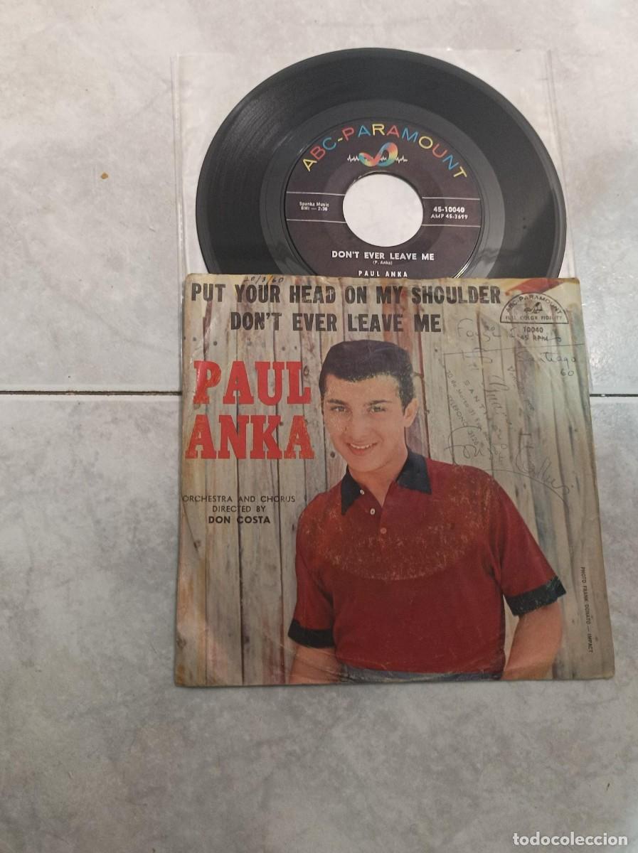Discos de vinilo: Paul Anka single original USA