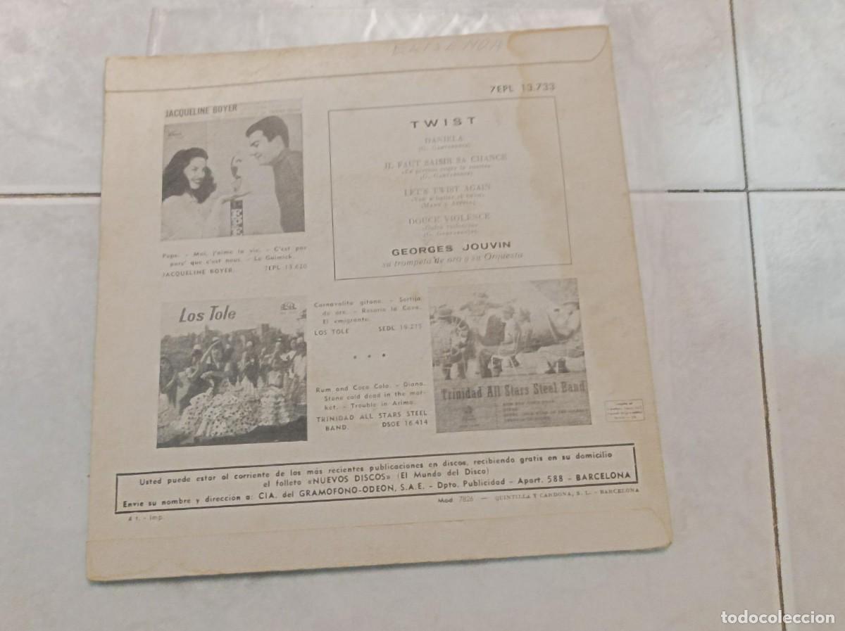 Discos de vinilo: Twist Georges Jouvin-raro- - Foto 2