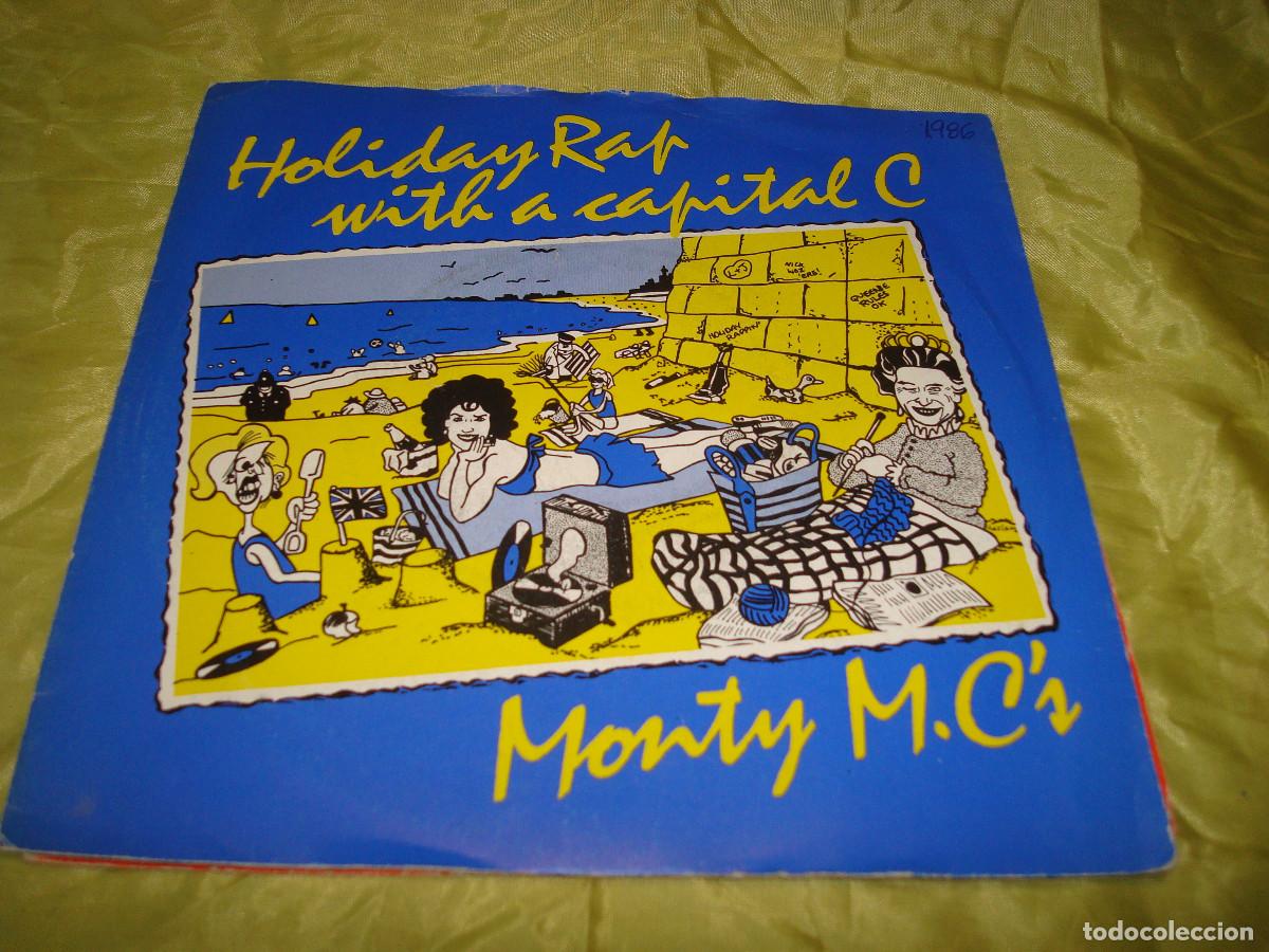 Discos de vinilo: MONTY M.C&acute;S. HOLIDAY RAP WITH A CAPITAL C. DEBUT, 1986. UK
