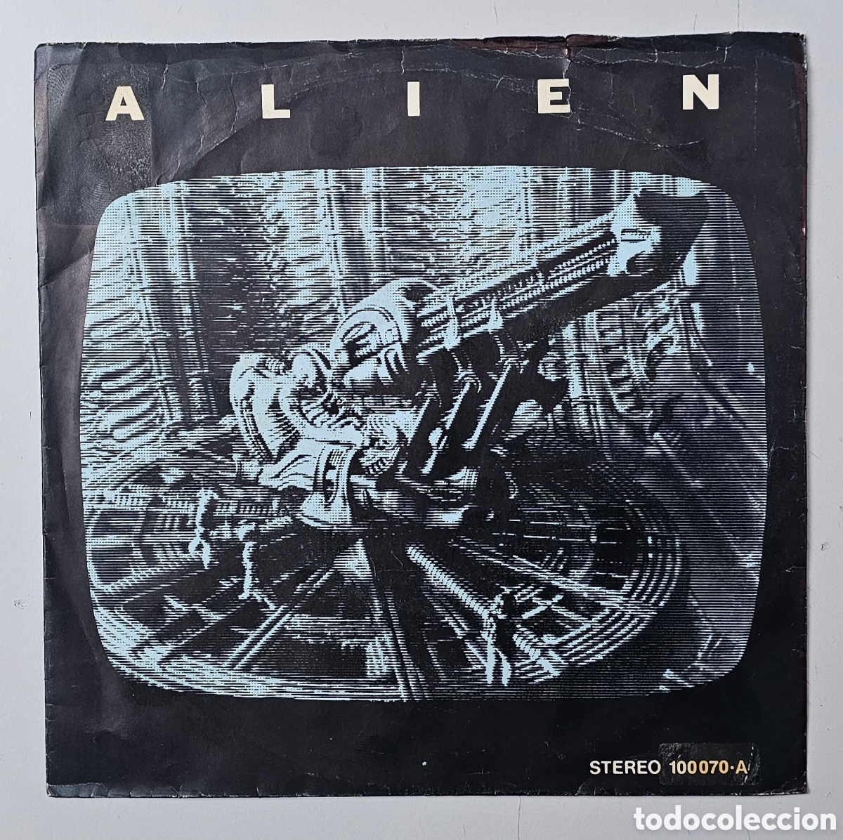 Discos de vinilo: ALIEN BSO - Nostromo/1+ (Espa&ntilde;a - Bronze - 1979) Sigourney Weaver