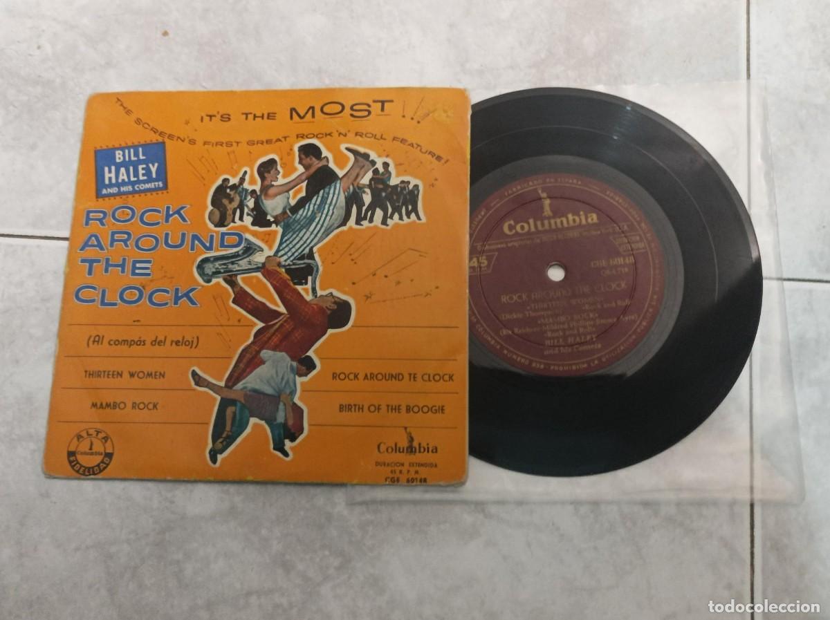 Discos de vinilo: Bill Haley ep rock around the clock
