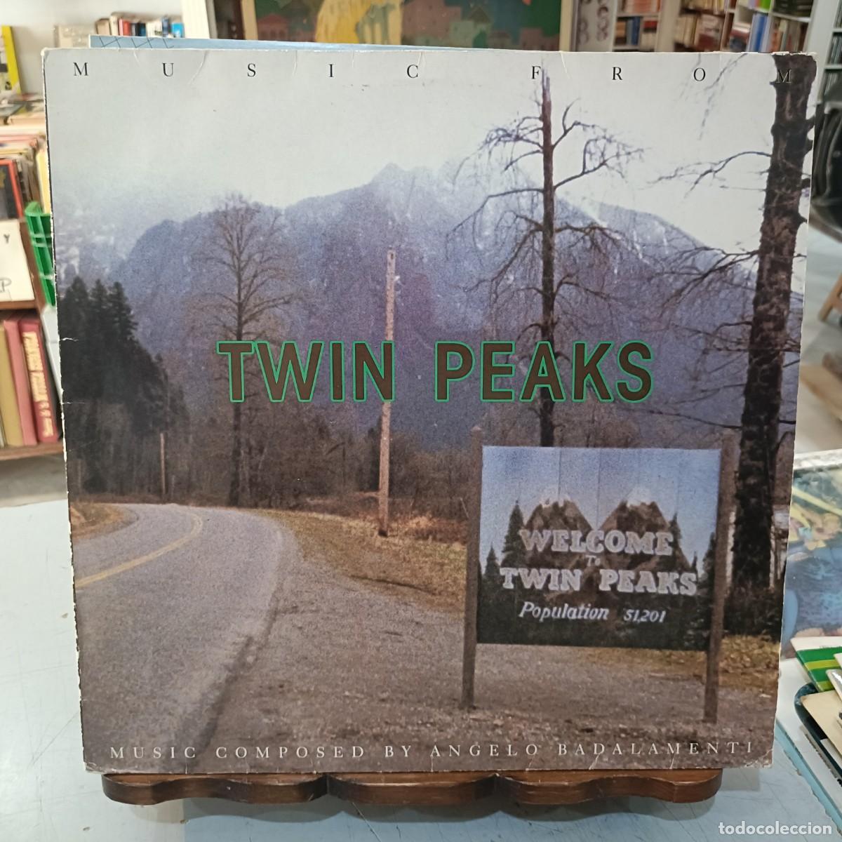 Discos de vinilo: Twin Peaks - Music Composed by Angelo Badalamenti - LP. WB Records 1989