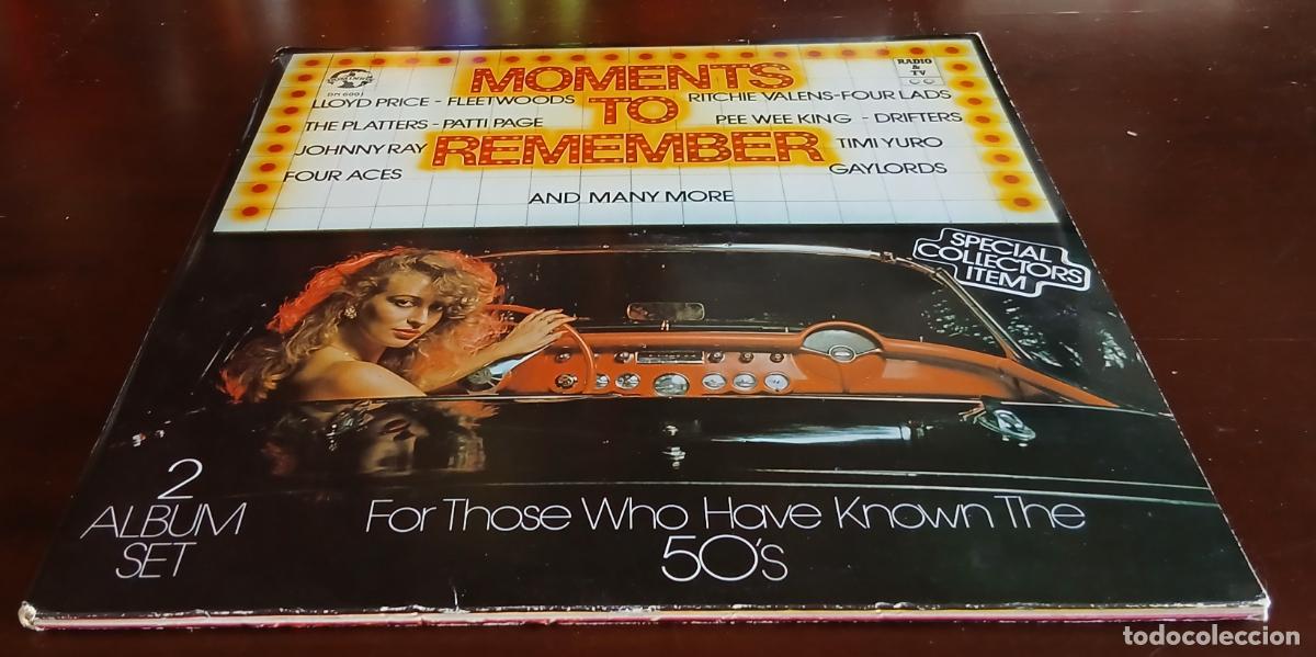 Discos de vinilo: MOMENTS TO REMEMBER - 2 LPS - 1979 - PORTADA DOBLE