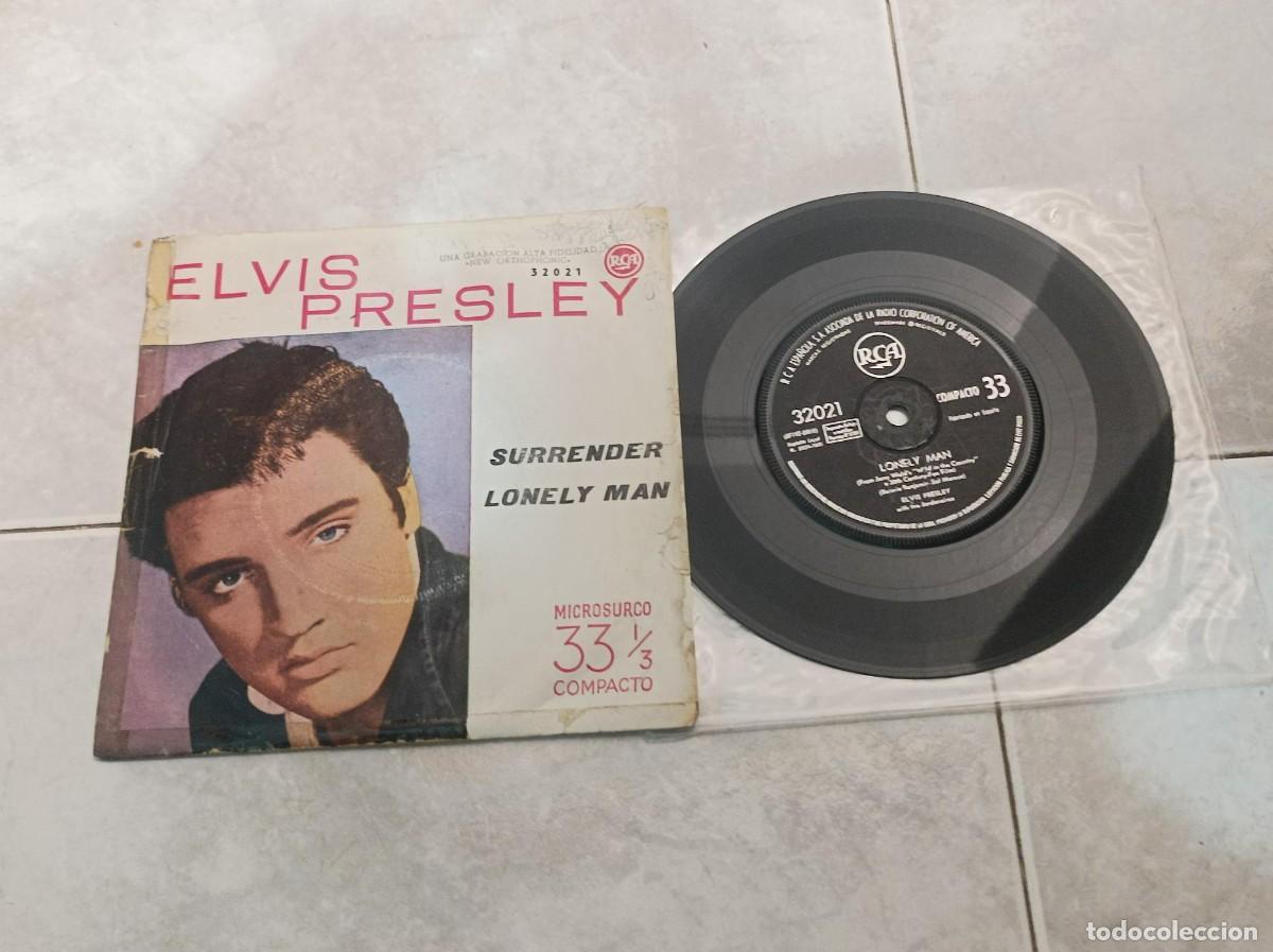 Discos de vinilo: Elvis Presley single surrender -Leer- - Foto 1