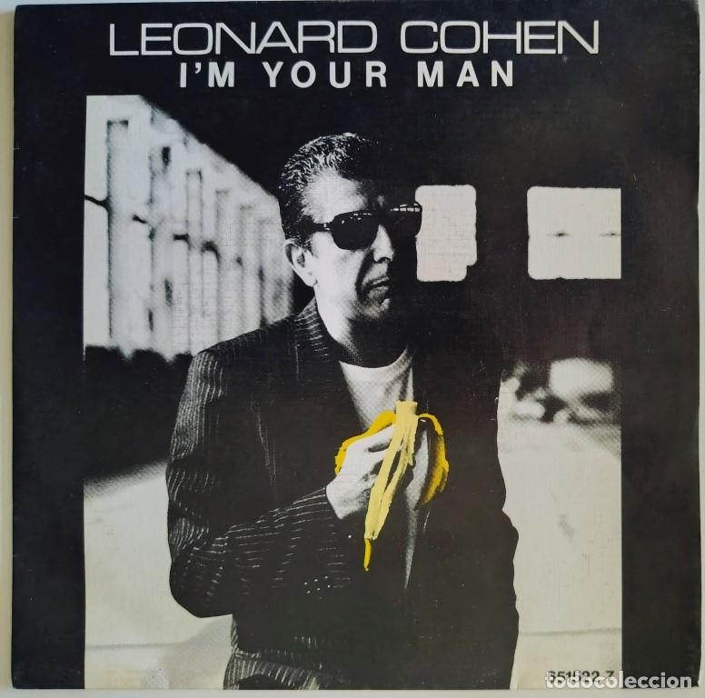 Discos de vinilo: Leonard Cohen. I&rsquo;m your man. CBS-Sony, Spain 1988 single (s-sided promocional)