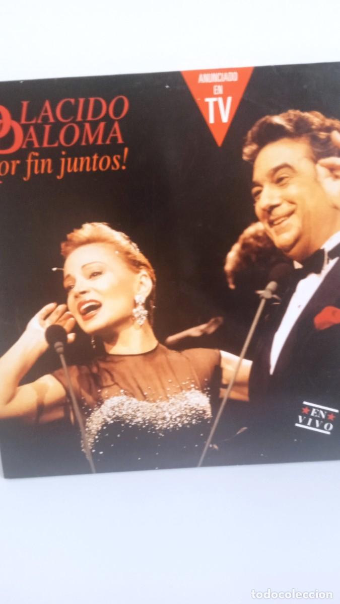Discos de vinilo: PLACIDO DOMINGO/ PALOMA SAN BASILIO Por fin juntos Doble L.p.