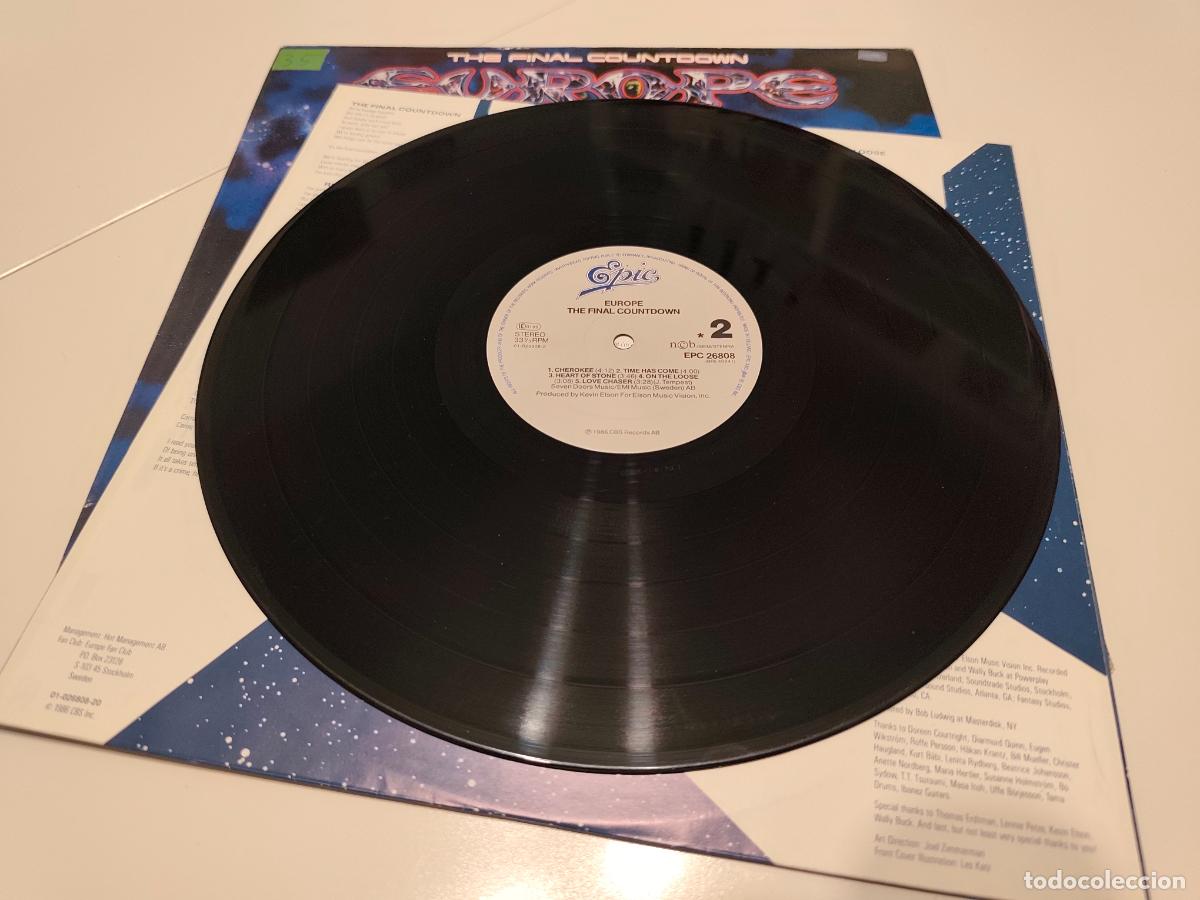 Discos de vinilo: Europe &ndash; The Final Countdown- (1986) LP disco vinilo - Foto 9
