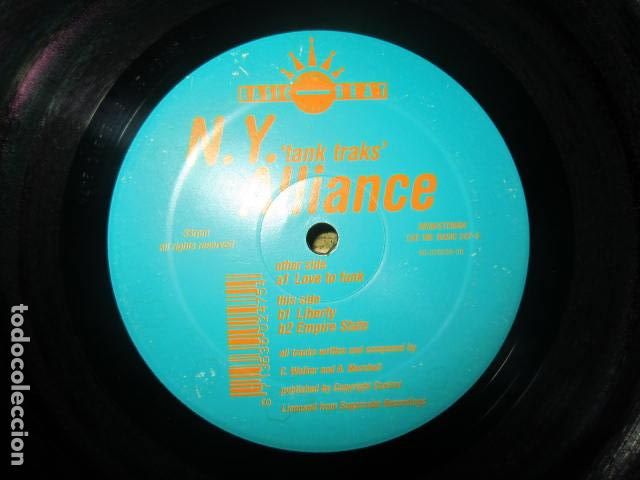 Discos de vinilo: N.Y. ALLIANCE - TANK TRAKCS - LOVE TO FUNK MAXI SINGLE 33 R.P.M. ORIGINAL HOLANDES BASIC BEAT 1996