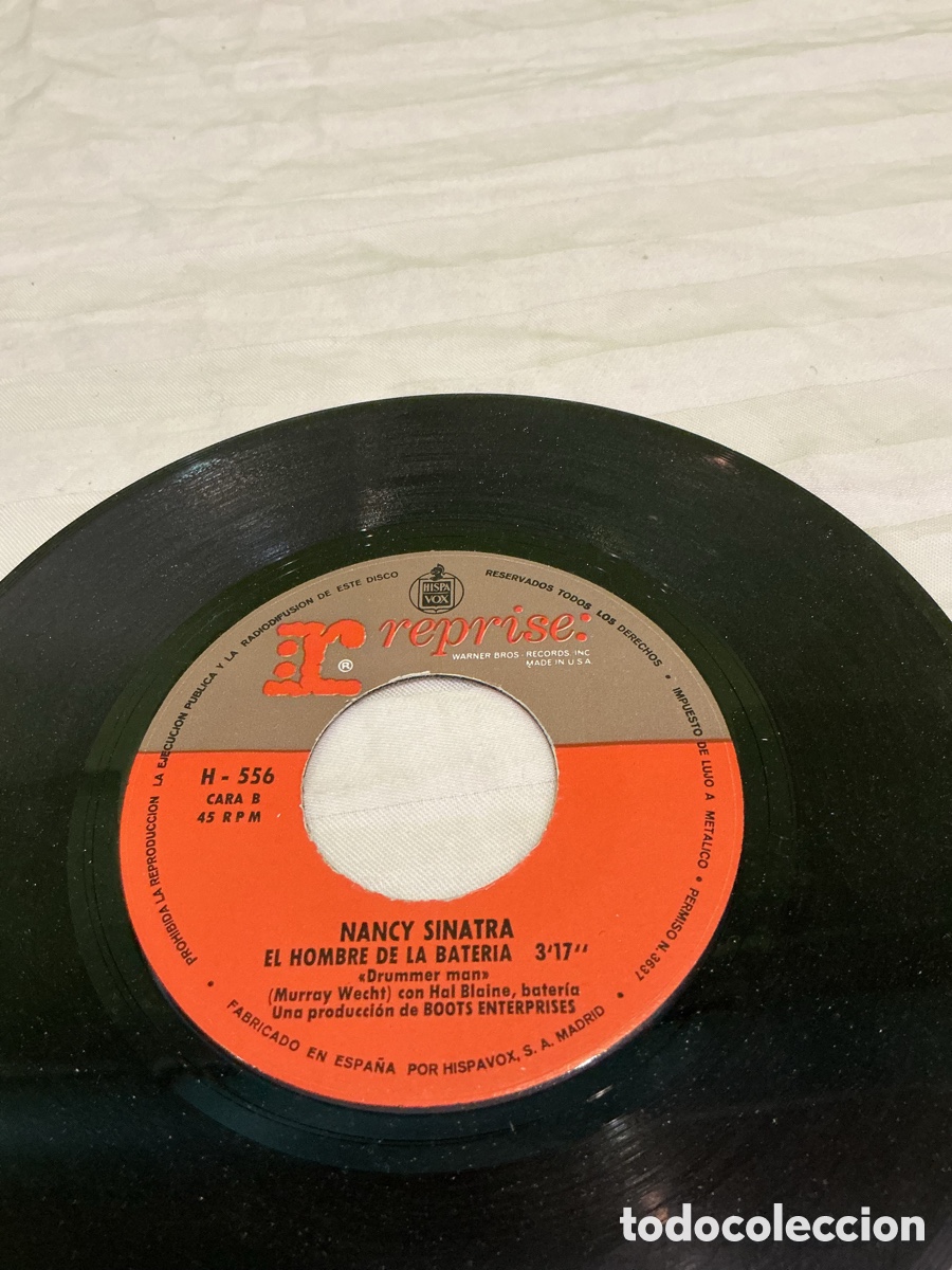 Discos de vinilo: Nancy Sinatra &ndash; La canci&oacute;n de la autopista &ndash; Single 1970 - Foto 3