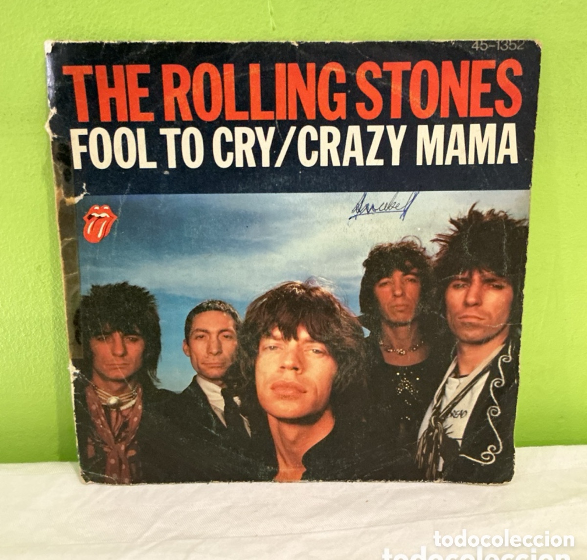 Discos de vinil: The Rolling Stones &ndash; Fool to Cry / Crazy Mama &ndash; Single 1976