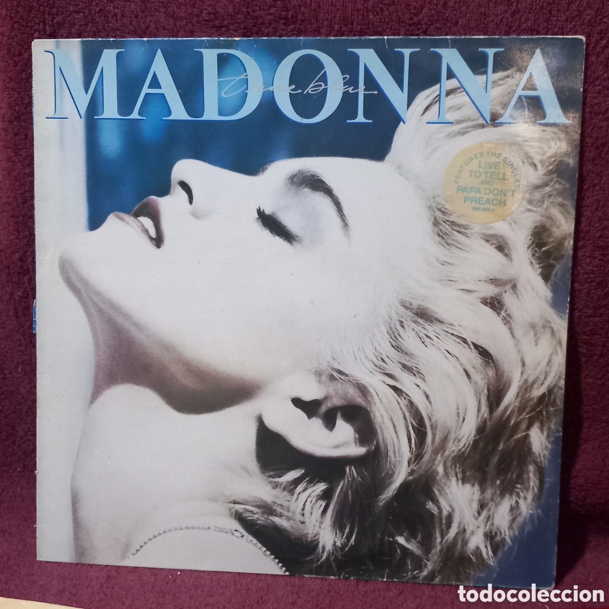 Discos de vinil: LP MADONNA/TRUE BLUE(1986 SPAIN)CONTIENE ENCARTE