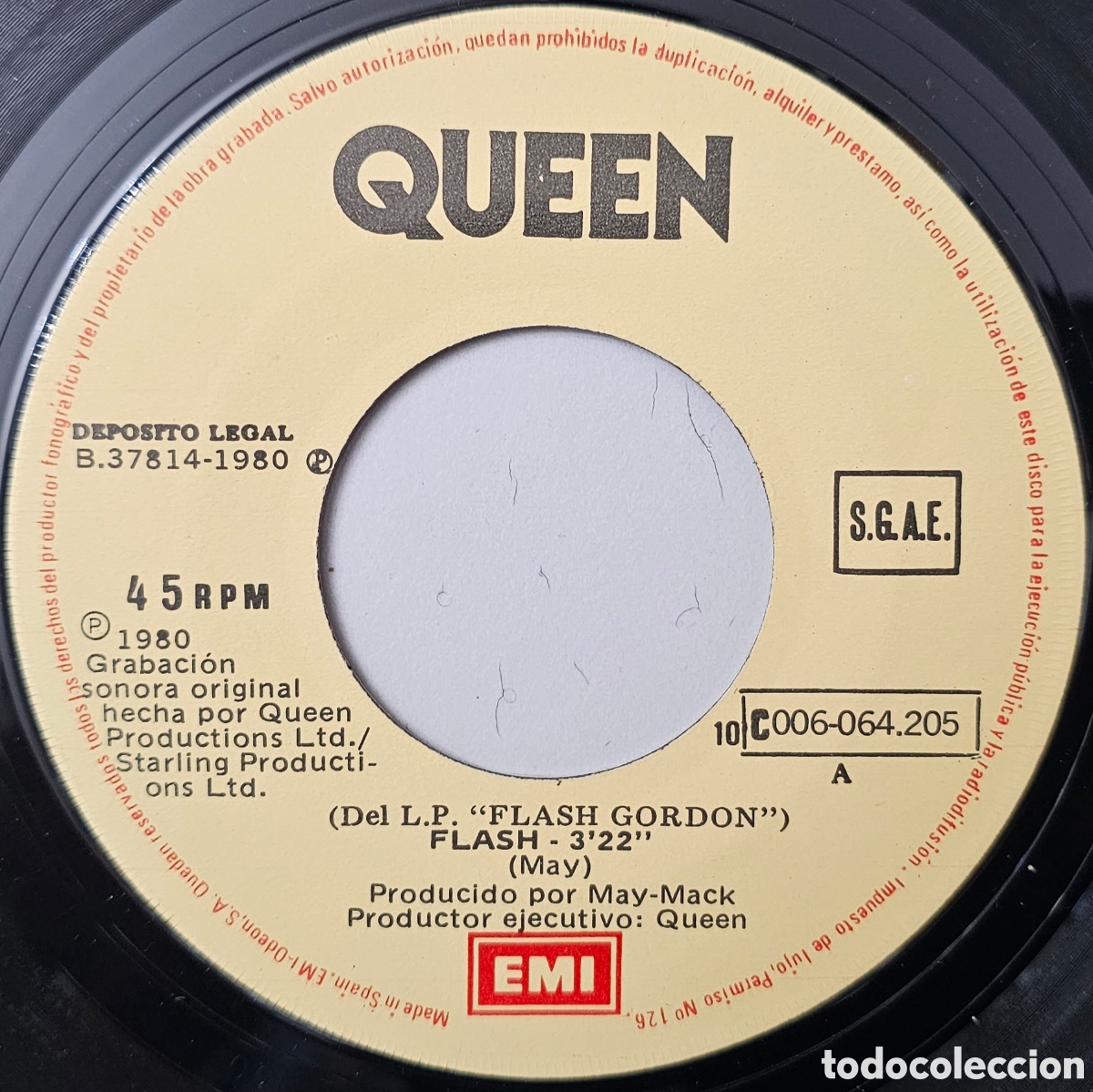 Discos de vinilo: QUEEN - Flash/+1 (Espa&ntilde;a - EMI - 1980) FLASH GORDON BSO Sci-Fi Space War - Foto 5