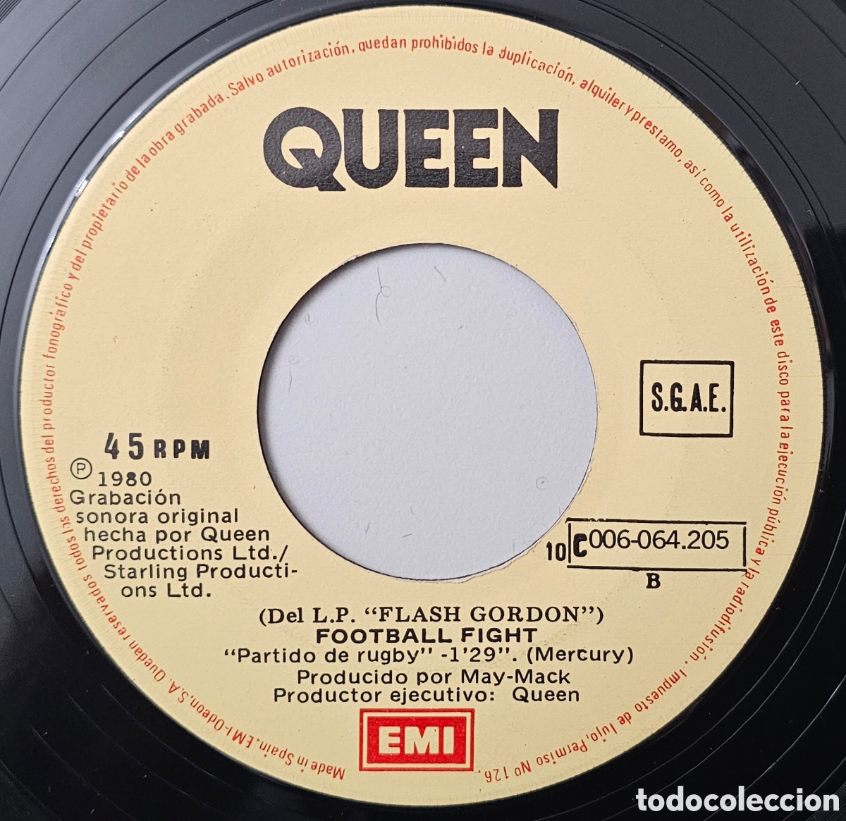 Discos de vinilo: QUEEN - Flash/+1 (Espa&ntilde;a - EMI - 1980) FLASH GORDON BSO Sci-Fi Space War - Foto 8