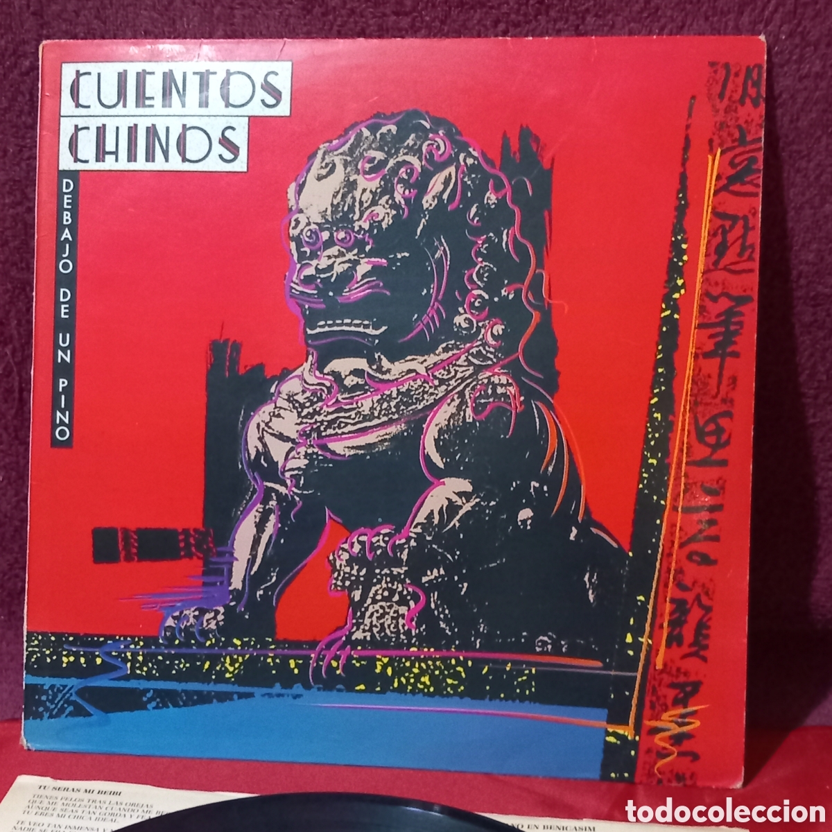 Discos de vinilo: LP CUENTOS CHINOS DEBAJO DE UN PINO(1987 PM RECORDS)CONTIENE ENCARTE