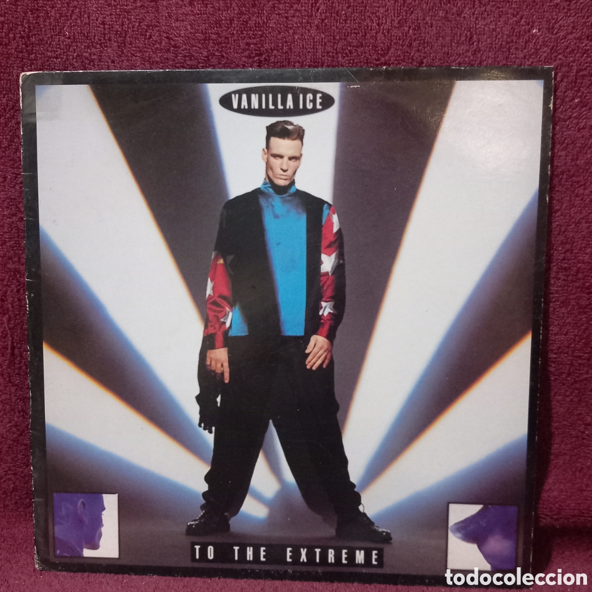 Vinyl records: LP VANILLA ICE/TO THE EXTREME(1990 SPAIN HISPAVOX)CONTIENE ENCARTE