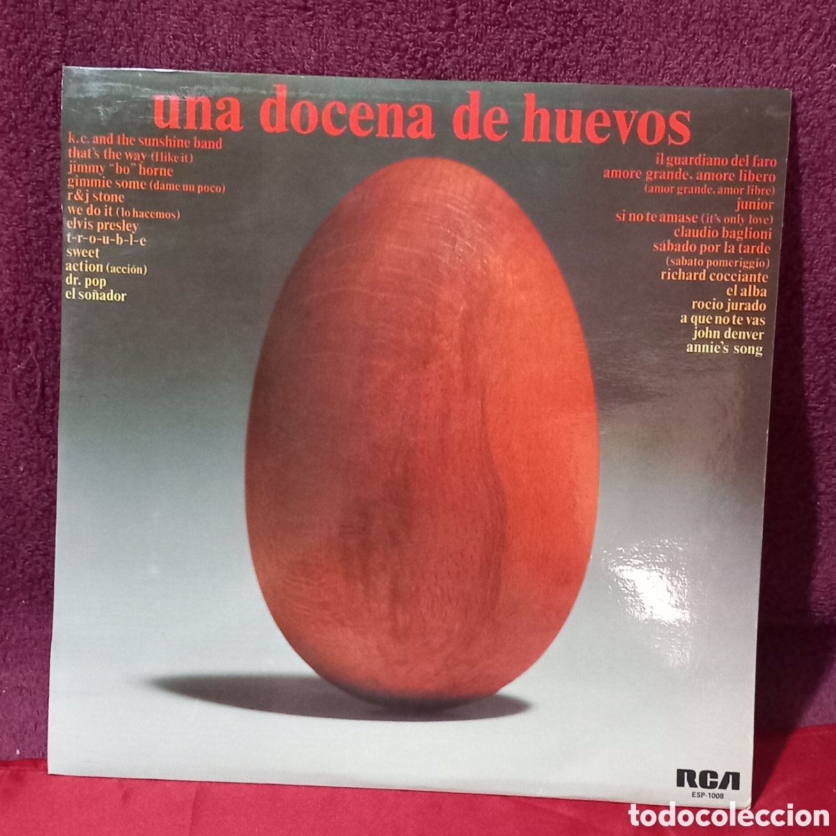 Vinyl-Schallplatten: LP PROMOCIONAL/UNA DOCENA DE HUEVOS(1976 RCA)COMO NUEVO