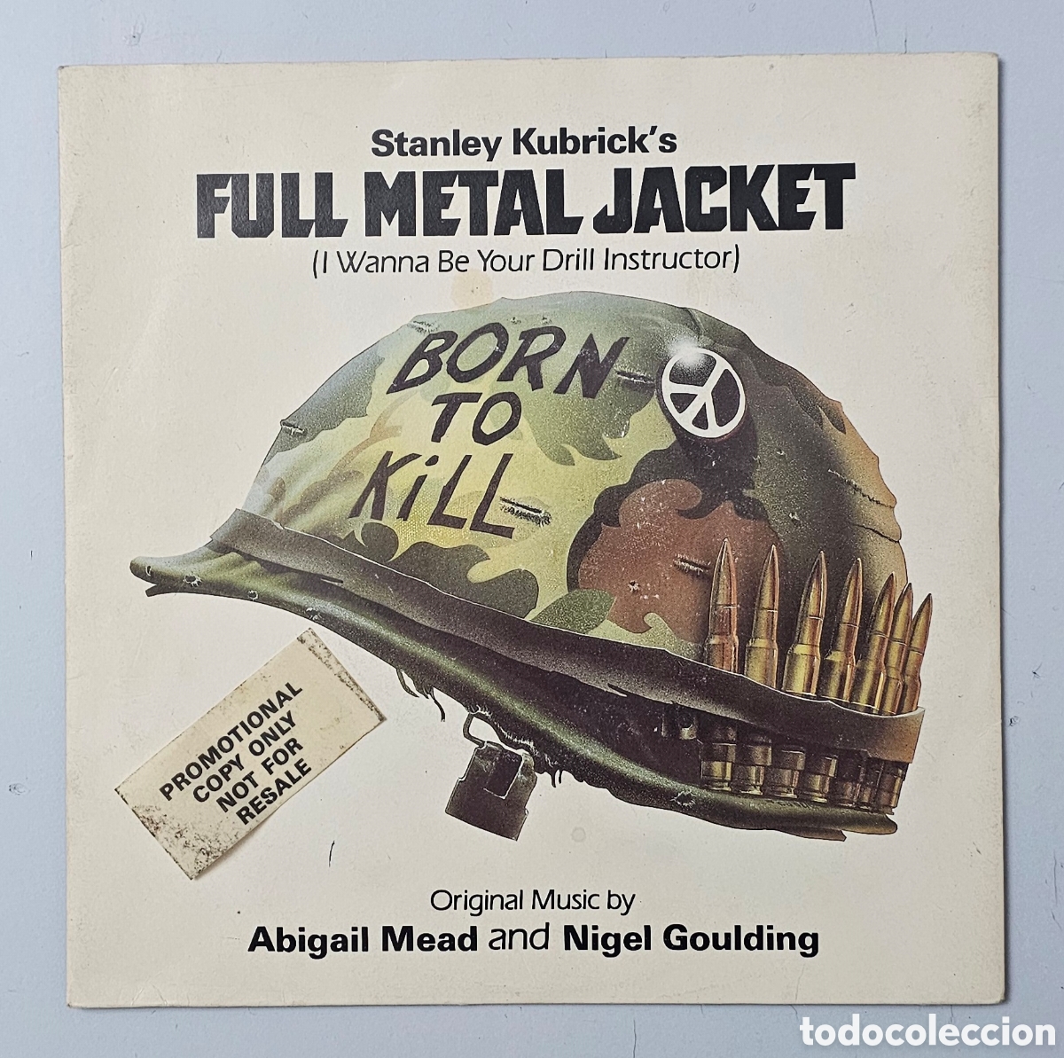 Discos de vinilo: FULL METAL JACKET BSO (UK - WB - 1987) La Chaqueta Metalica Stanley Kubrick Vietnam War