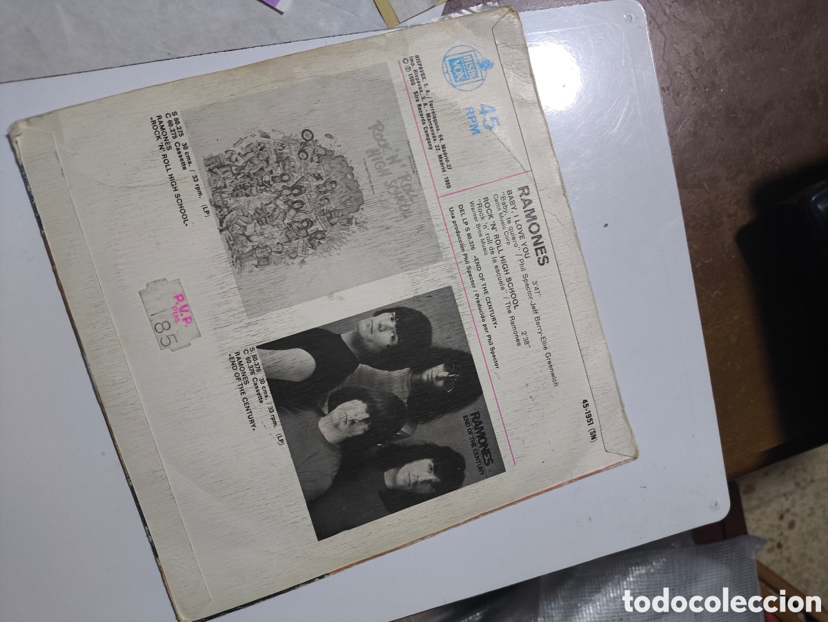 Discos de vinilo: Single de ramones lote.R.n.144 - Foto 2