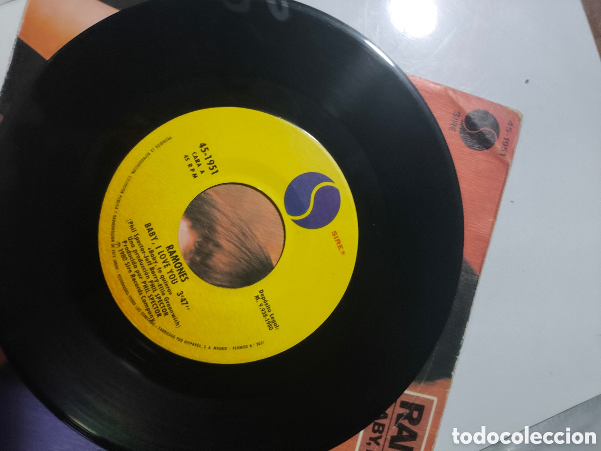 Discos de vinilo: Single de ramones lote.R.n.144 - Foto 3