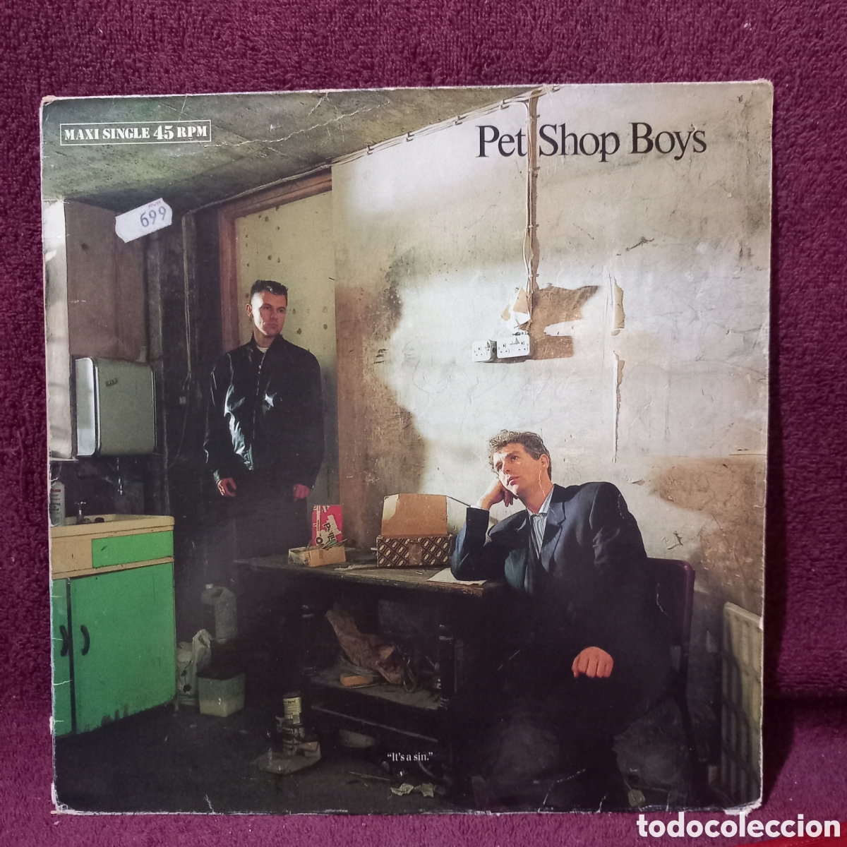 Discos de vinilo: MAXI PET SHOP BOYS/IT's A SIN(1987 SPAIN IBEROFON)