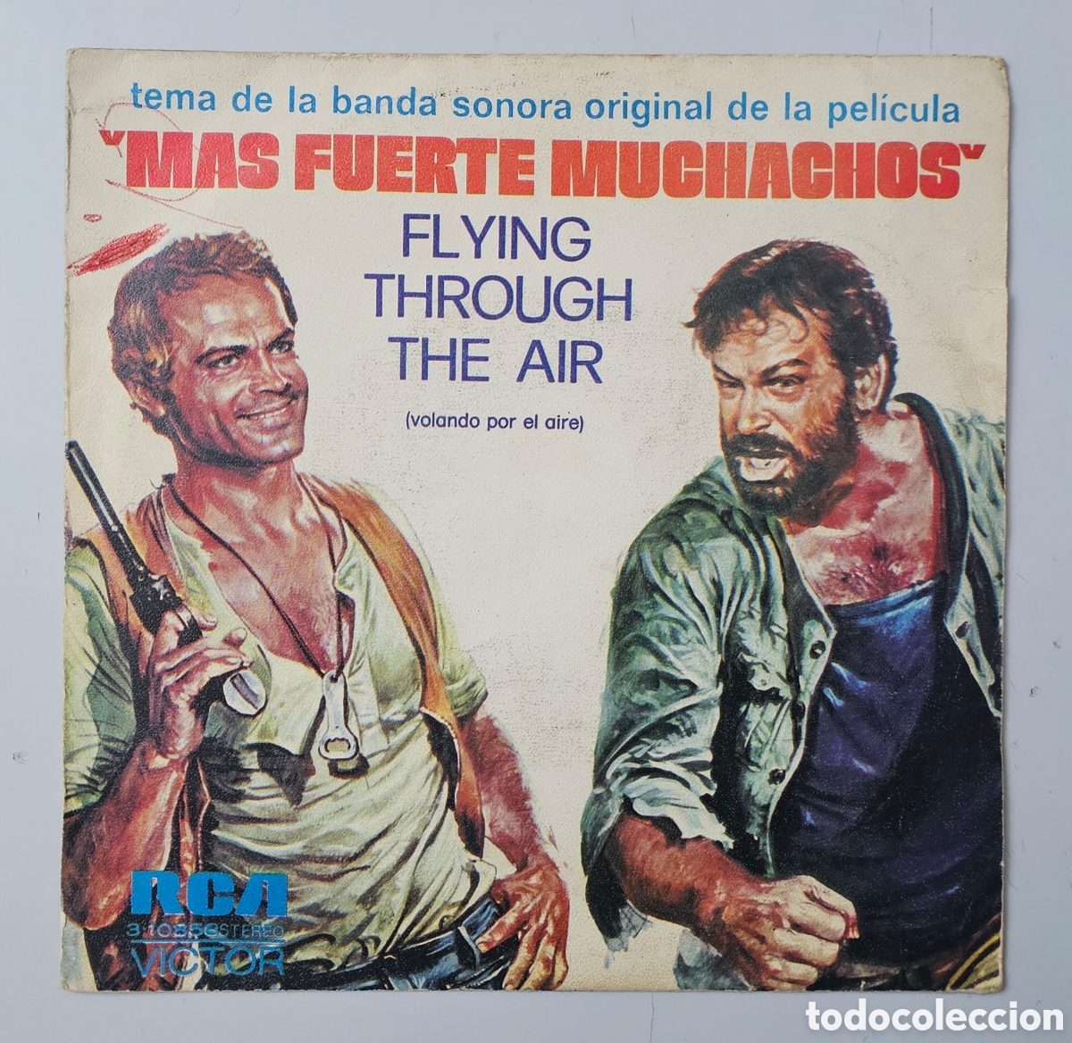 Discos de vinilo: MAS FUERTE MUCHACHOS OST Spain RCA Promo 1973 Hill Spencer Pi&uacute; Forte, Ragazzi