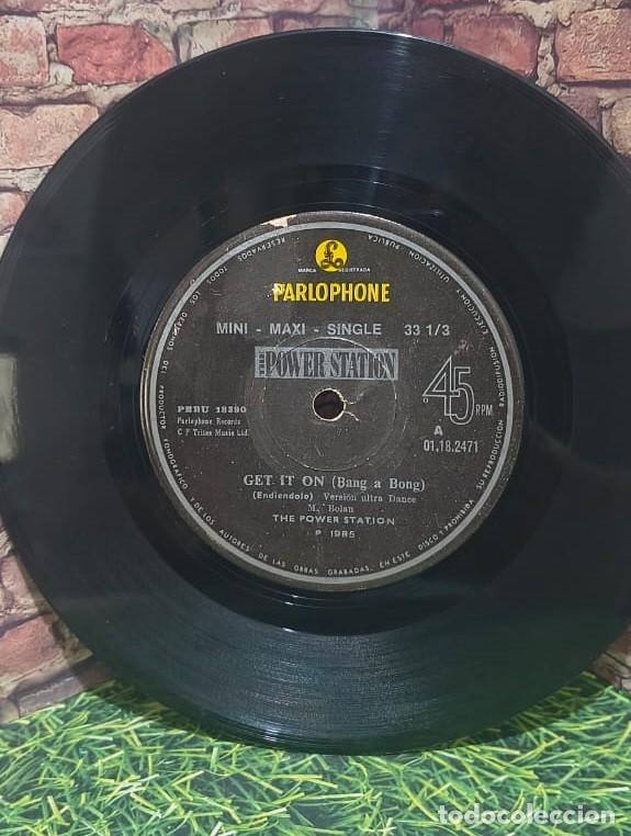Discos de vinilo: The Power Station &rdquo;Get it On&rdquo; Single edicion peruana