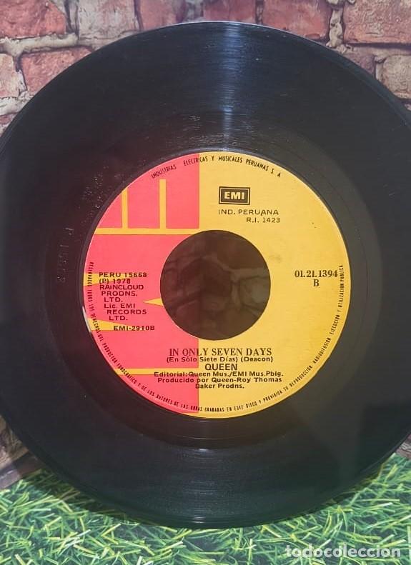Discos de vinilo: Queen &rdquo;Don&acute;t Stop me Now&rdquo; Single edicion peruana - Foto 2