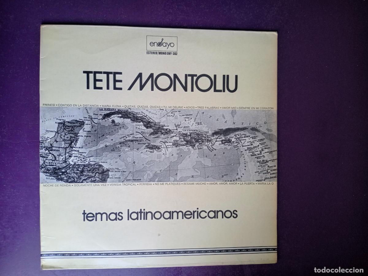 Discos de vinilo: Tete Montoliu &ndash; Temas Latinoamericanos - LP ENSAYO 1974 - JAZZ FUSION FOLK - USO LEVE