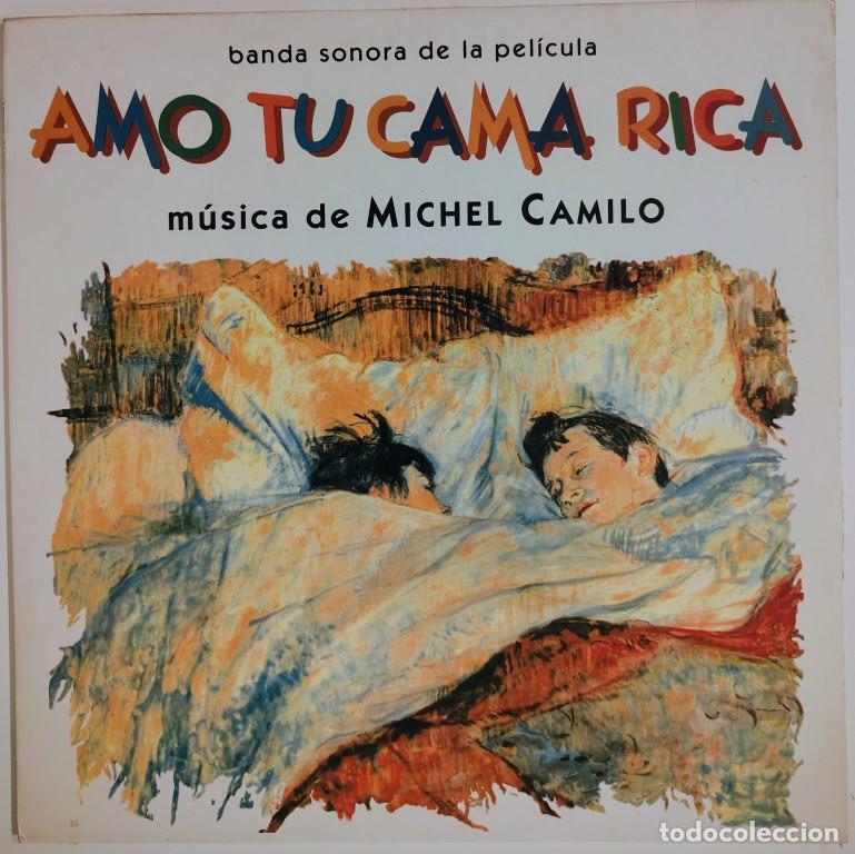 Discos de vinilo: Michael Camilo. Amo tu cama rica (BSO). Epic, Spain 1991 LP