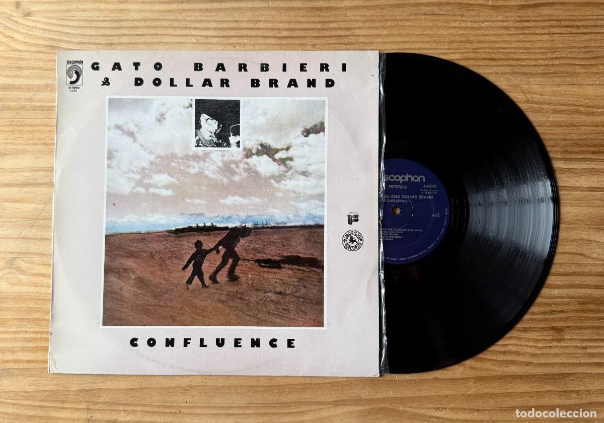 Disques de vinyle: Gato Barbieri & Dollar Brand &ndash; Confluence. Spain 1977