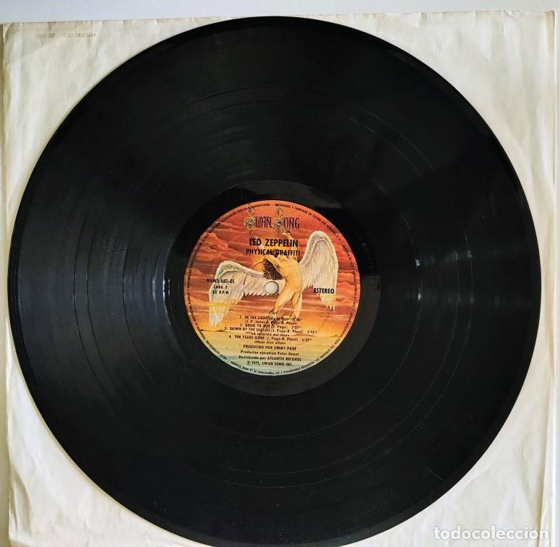 Discos de vinilo: Led Zeppelin. Physical Graffiti. Swan, Spain 1975 LP (vinilo 1 sin cubierta)