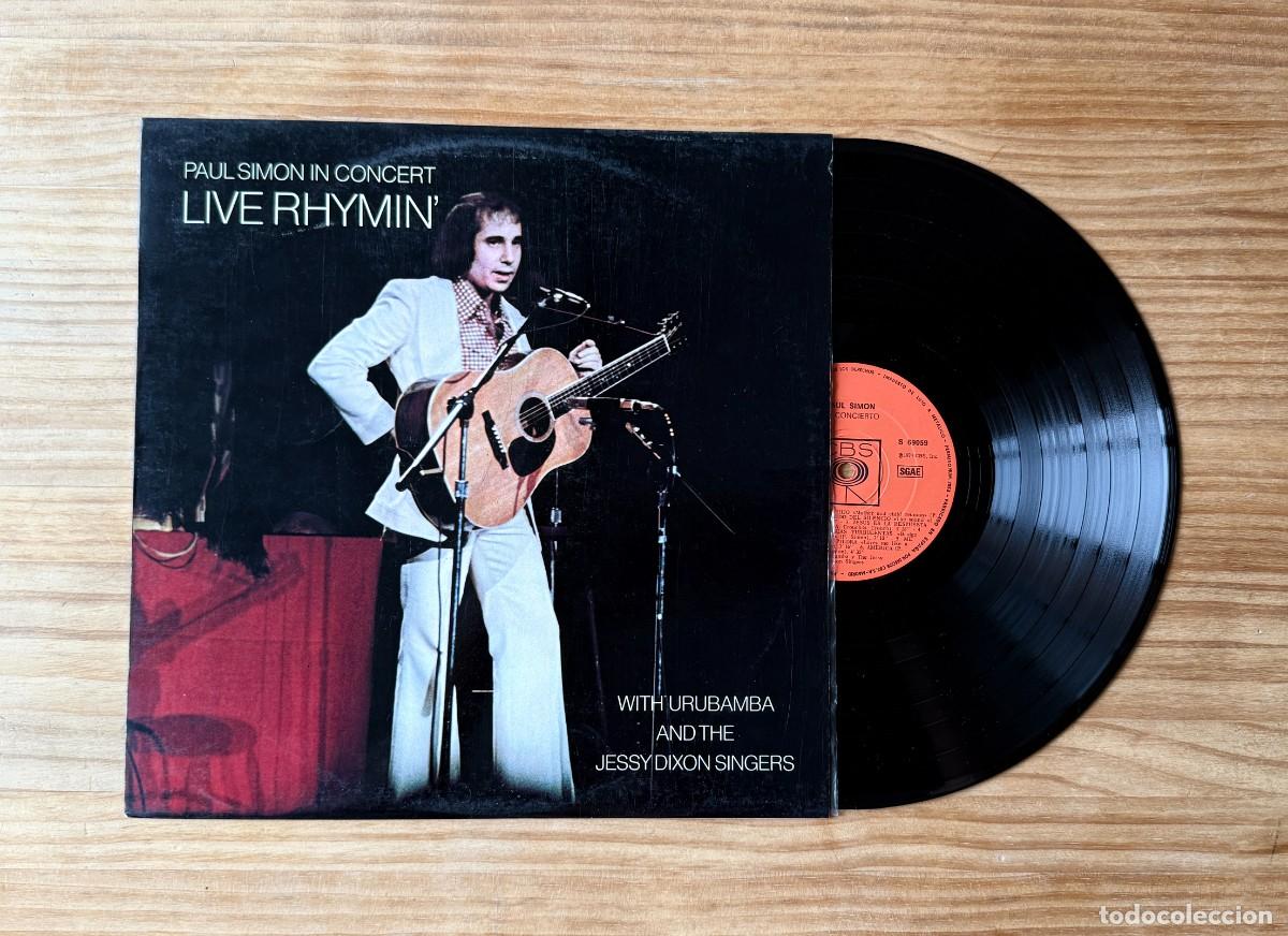 Vinyl-Schallplatten: Paul Simon &ndash; Live Rhymin'. Spain 1974