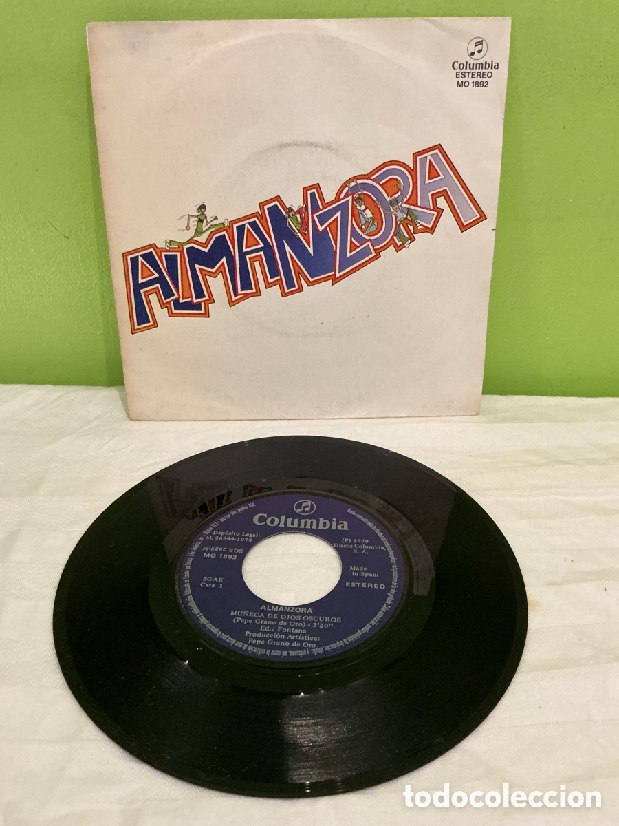 Discos de vinilo: Almanzora &ndash; Mu&ntilde;eca de ojos oscuros &ndash; Single, 1979 - Foto 3